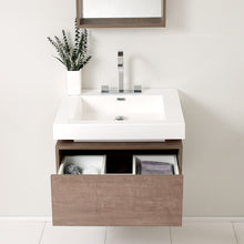 Load image into Gallery viewer, Fresca Potenza 28&quot; Gray Oak Modern Bathroom Vanity w/ Pop Open Drawer- Fresca