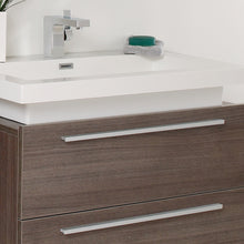 Load image into Gallery viewer, Fresca Medio 32&quot; Gray Oak Modern Bathroom Vanity w/ Medicine Cabinet- Fresca