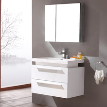 Load image into Gallery viewer, Fresca Medio 32&quot; White Modern Bathroom Vanity w/ Medicine Cabinet- Fresca