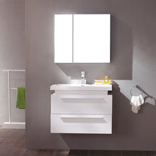 Load image into Gallery viewer, Fresca Medio 32&quot; White Modern Bathroom Vanity w/ Medicine Cabinet- Fresca