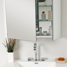 Load image into Gallery viewer, Fresca Vista 36&quot; Walnut Modern Bathroom Vanity w/ Medicine Cabinet- Fresca