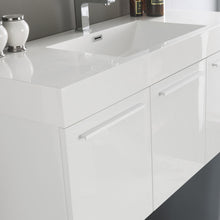 Load image into Gallery viewer, Fresca Vista 48&quot; White Wall Hung Modern Bathroom Vanity w/ Medicine Cabinet- Fresca
