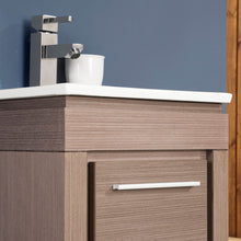 Load image into Gallery viewer, Fresca Allier 16" Gray Oak Modern Bathroom Vanity w/ Mirror- Fresca