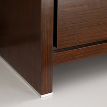 Load image into Gallery viewer, Fresca Allier 60&quot; Wenge Brown Modern Single Sink Bathroom Vanity w/ Mirror- Fresca