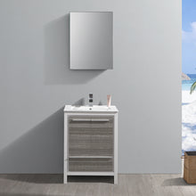 Load image into Gallery viewer, Fresca Allier Rio 24&quot; Ash Gray Modern Bathroom Vanity w/ Medicine Cabinet- Fresca