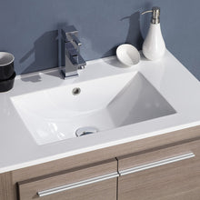 Load image into Gallery viewer, Fresca Allier 30&quot; Gray Oak Modern Bathroom Vanity w/ Mirror- Fresca