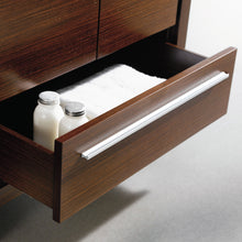 Load image into Gallery viewer, Fresca Allier 30&quot; Wenge Brown Modern Bathroom Vanity w/ Mirror- Fresca