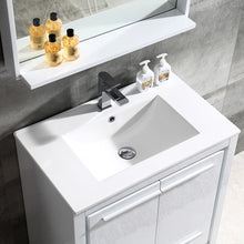 Load image into Gallery viewer, Fresca Allier 30&quot; White Modern Bathroom Vanity w/ Mirror- Fresca