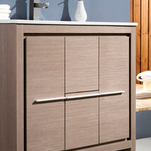 Load image into Gallery viewer, Fresca Allier 36&quot; Gray Oak Modern Bathroom Vanity w/ Mirror- Fresca