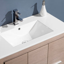 Load image into Gallery viewer, Fresca Allier 36&quot; Gray Oak Modern Bathroom Vanity w/ Mirror- Fresca