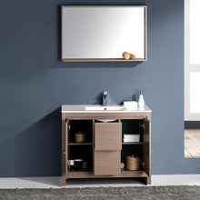 Load image into Gallery viewer, Fresca Allier 40&quot; Gray Oak Modern Bathroom Vanity w/ Mirror- Fresca