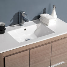 Load image into Gallery viewer, Fresca Allier 40&quot; Gray Oak Modern Bathroom Vanity w/ Mirror- Fresca