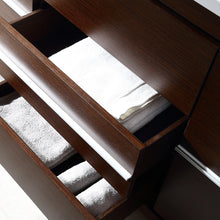 Load image into Gallery viewer, Fresca Allier 72&quot; Wenge Brown Modern Double Sink Bathroom Vanity w/ Mirror- Fresca