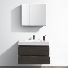 Load image into Gallery viewer, Fresca Valencia 36&quot; Gray Oak Wall Hung Modern Bathroom Vanity w/ Medicine Cabinet- Fresca