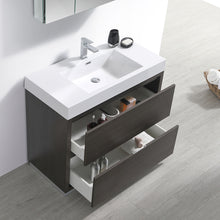 Load image into Gallery viewer, Fresca Valencia 40&quot; Gray Oak Free Standing Modern Bathroom Vanity w/ Medicine Cabinet- Fresca