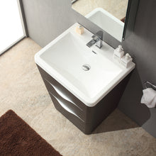 Load image into Gallery viewer, Fresca Milano 26&quot; Chestnut Modern Bathroom Vanity w/ Medicine Cabinet- Fresca