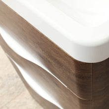Load image into Gallery viewer, Fresca Milano 26&quot; Rosewood Modern Bathroom Vanity w/ Medicine Cabinet- Fresca