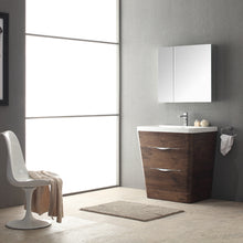 Load image into Gallery viewer, Fresca Milano 32&quot; Rosewood Modern Bathroom Vanity w/ Medicine Cabinet- Fresca