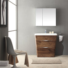 Load image into Gallery viewer, Fresca Milano 32&quot; Rosewood Modern Bathroom Vanity w/ Medicine Cabinet- Fresca