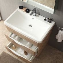 Load image into Gallery viewer, Fresca Milano 32&quot; White Oak Modern Bathroom Vanity w/ Medicine Cabinet- Fresca