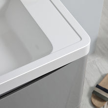 Load image into Gallery viewer, Fresca Tuscany 24&quot; Glossy Gray Wall Hung Modern Bathroom Vanity w/ Medicine Cabinet- Fresca