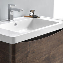 Load image into Gallery viewer, Fresca Tuscany 32&quot; Rosewood Wall Hung Modern Bathroom Vanity w/ Medicine Cabinet- Fresca
