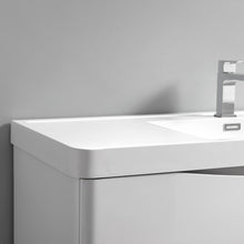 Load image into Gallery viewer, Fresca Tuscany 32&quot; Glossy White Wall Hung Modern Bathroom Vanity w/ Medicine Cabinet- Fresca