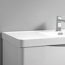 Load image into Gallery viewer, Fresca Tuscany 48&quot; Glossy White Wall Hung Double Sink Modern Bathroom Vanity w/ Medicine Cabinet- Fresca
