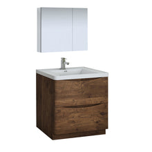 Load image into Gallery viewer, Fresca Tuscany 32&quot; Rosewood Free Standing Modern Bathroom Vanity w/ Medicine Cabinet- Fresca