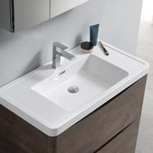Load image into Gallery viewer, Fresca Tuscany 36&quot; Rosewood Free Standing Modern Bathroom Vanity w/ Medicine Cabinet- Fresca