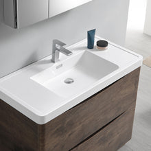 Load image into Gallery viewer, Fresca Tuscany 40&quot; Rosewood Free Standing Modern Bathroom Vanity w/ Medicine Cabinet- Fresca