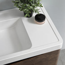 Load image into Gallery viewer, Fresca Tuscany 48&quot; Rosewood Free Standing Double Sink Modern Bathroom Vanity w/ Medicine Cabinet- Fresca