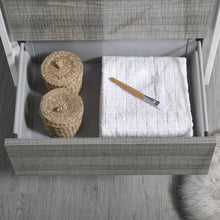 Load image into Gallery viewer, Fresca Catania 24&quot; Glossy Ash Gray Wall Hung Modern Bathroom Vanity w/ Medicine Cabinet- Fresca