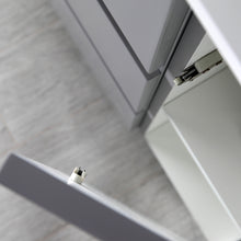 Load image into Gallery viewer, Fresca Lazzaro 60&quot; Gray Free Standing Double Sink Modern Bathroom Vanity w/ Medicine Cabinet- Fresca