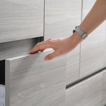 Load image into Gallery viewer, Fresca Lazzaro 60&quot; Gray Wood Free Standing Double Sink Modern Bathroom Vanity w/ Medicine Cabinet- Fresca