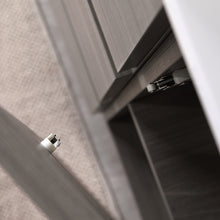 Load image into Gallery viewer, Fresca Lazzaro 60&quot; Gray Wood Free Standing Double Sink Modern Bathroom Vanity w/ Medicine Cabinet- Fresca