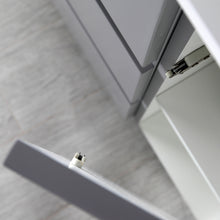 Load image into Gallery viewer, Fresca Lazzaro 72&quot; Gray Free Standing Double Sink Modern Bathroom Vanity w/ Medicine Cabinet- Fresca