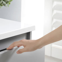 Load image into Gallery viewer, Fresca Lazzaro 60&quot; Gray Free Standing Double Sink Modern Bathroom Vanity w/ Medicine Cabinet- Fresca