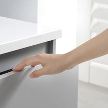 Load image into Gallery viewer, Fresca Lazzaro 72&quot; Gray Free Standing Double Sink Modern Bathroom Vanity w/ Medicine Cabinet- Fresca