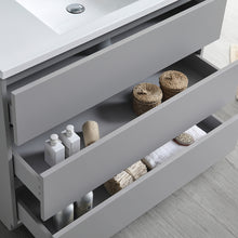 Load image into Gallery viewer, Fresca Lazzaro 42" Gray Free Standing Modern Bathroom Vanity w/ Medicine Cabinet- Fresca