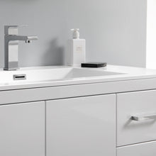 Load image into Gallery viewer, Fresca Imperia 36&quot; Glossy White Free Standing Modern Bathroom Vanity w/ Medicine Cabinet- Left Version- Fresca