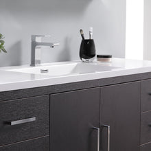 Load image into Gallery viewer, Fresca Imperia 60&quot; Dark Gray Oak Free Standing Single Sink Modern Bathroom Vanity w/ Medicine Cabinet- Fresca