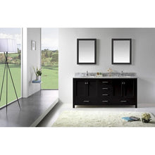 Load image into Gallery viewer, Virtu USA Caroline Avenue 72&quot; Double Sink Top Vanity with Mirrors- Virtuusa