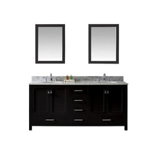 Load image into Gallery viewer, Virtu USA Caroline Avenue 72&quot; Double Sink Top Vanity with Mirrors- Virtuusa