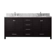 Load image into Gallery viewer, Virtu USA Caroline Avenue 72&quot; Double Sink Top Vanity with Mirror- Virtuusa