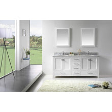 Load image into Gallery viewer, Virtu USA Caroline Avenue 72&quot; Double Sink Top Vanity with Mirrors- Virtuusa