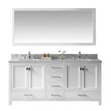 Load image into Gallery viewer, Virtu USA Caroline Avenue 72&quot; Double Sink Top Vanity with Mirror- Virtuusa