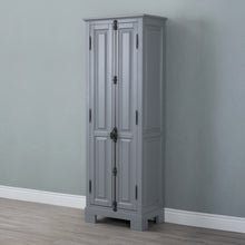 Load image into Gallery viewer, Water Creation Greenwich Collection Linen Cabinet In Cashmere Grey- Water Creation