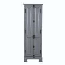 Load image into Gallery viewer, Water Creation Greenwich Collection Linen Cabinet In Cashmere Grey- Water Creation