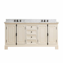 Load image into Gallery viewer, Water Creation 60 Inch Antique White Double Sink Bathroom Vanity From The Greenwich Collection- Water Creation